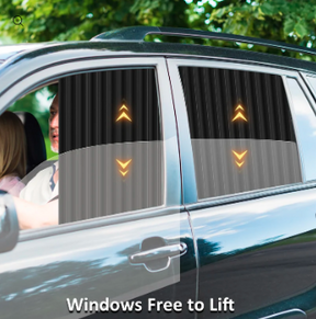 Car side window privacy sunshade